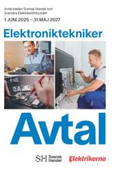 Omslag till avtalet Kollektivavtal för elektroniktekniker