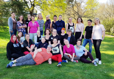 ELQvinnorna på kvinnokonferensen 2018. En grupp av kvinnor i olika åldrar syns på bilden.