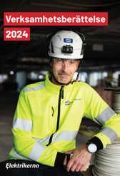 Omslag för Elektrikernas verksamhetsberättelse 2024