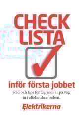 Checklista inför första jobbet