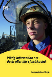 Framsida till broschyren "Viktig information om du är eller blir sjuk/skadad"