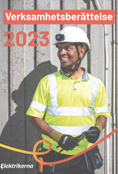 Omslag för verksamhetsberättelse 2023