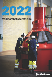 Omslag för Elektrikernas verksamhetsberättelse 2022