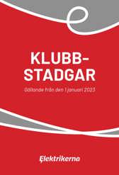 Framsidan till Elektrikernas klubbstadgar