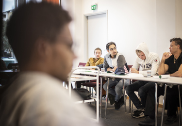 Deltagare på en facklig kurs hos Elektrikerna