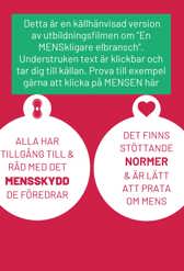 Presentation till utbildningsfilmen "En MENSkligare elbransch"