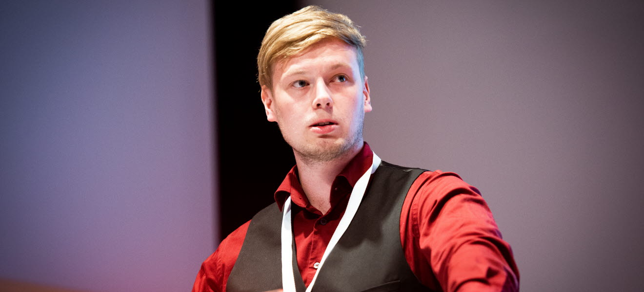 När Jonas Eriksson valdes till Centralt Ungdomsansvarig på Förbundsmötet 2018