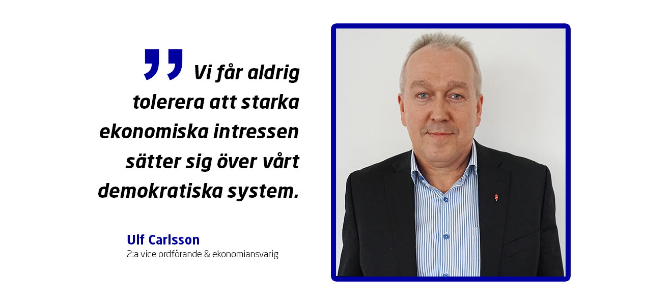 Ulf Carlsson 2:a vice ordförande & ekonomiansvarig